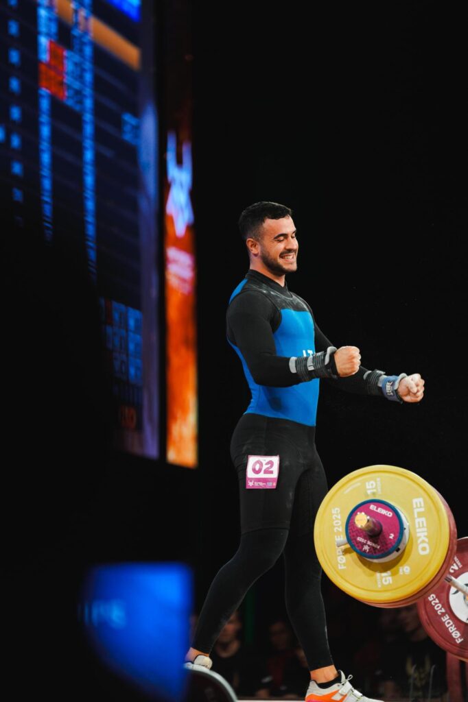 Lorenzo Tarquini ai Mondiali di Sollevamento Pesi